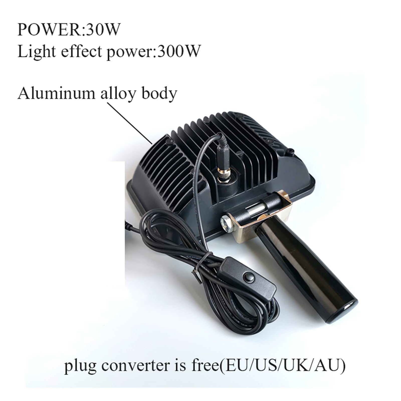 Lampada di polimerizzazione UV Luce LED ultravioletta 405nm 365nm 395nm Colla UV Olio verde Resina epossidica Stampa 3D Saldatura OCA Rilevamento crepe Usi multipli(405nm)