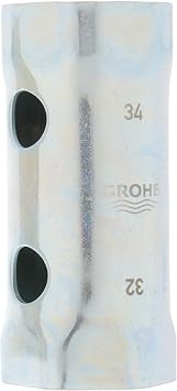 GROHE 19332000 Bath Accessories Replacement Parts, 34mm Socket, Starlight Chrome