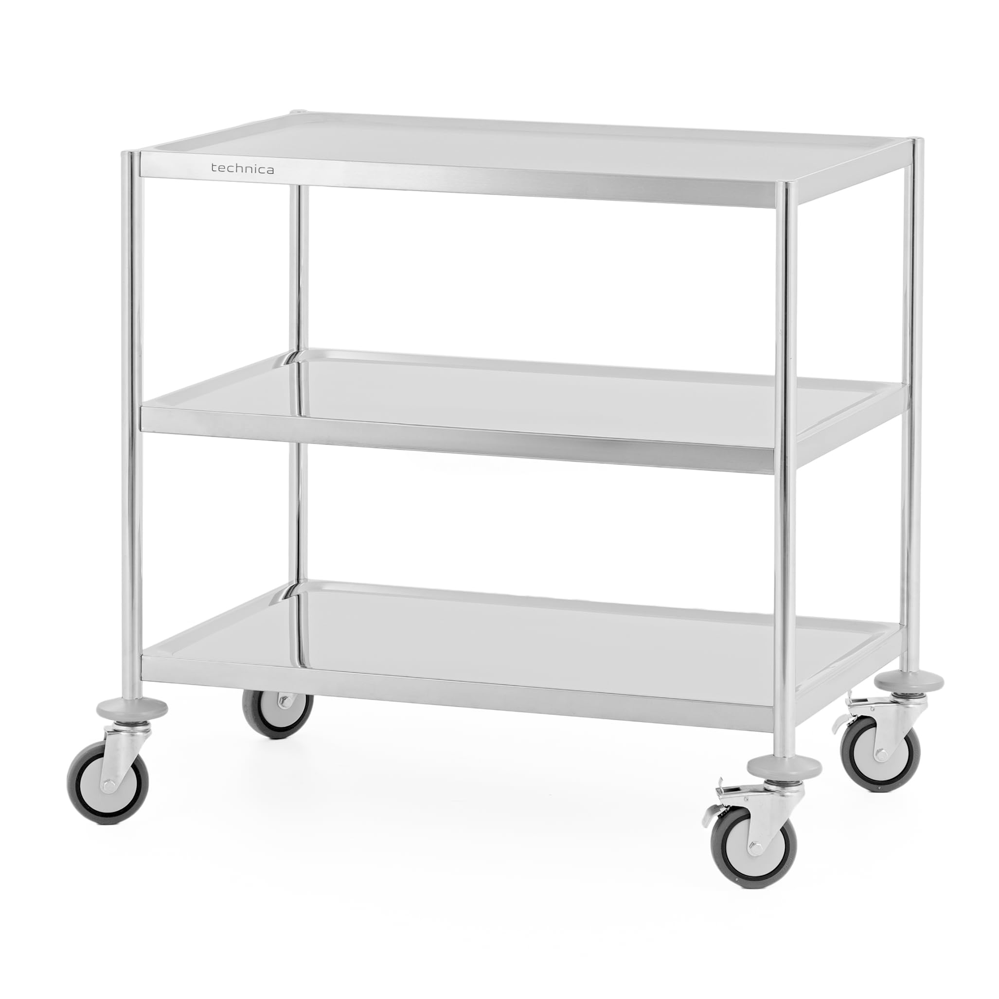 TECHNICA Prestona Servierwagen Edelstahl 3 Etagen