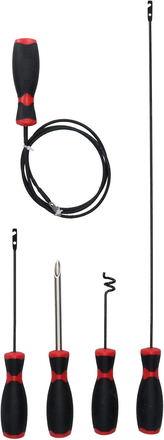 5pc Electrical Wire Wiring Loom Threading Kit Feeder