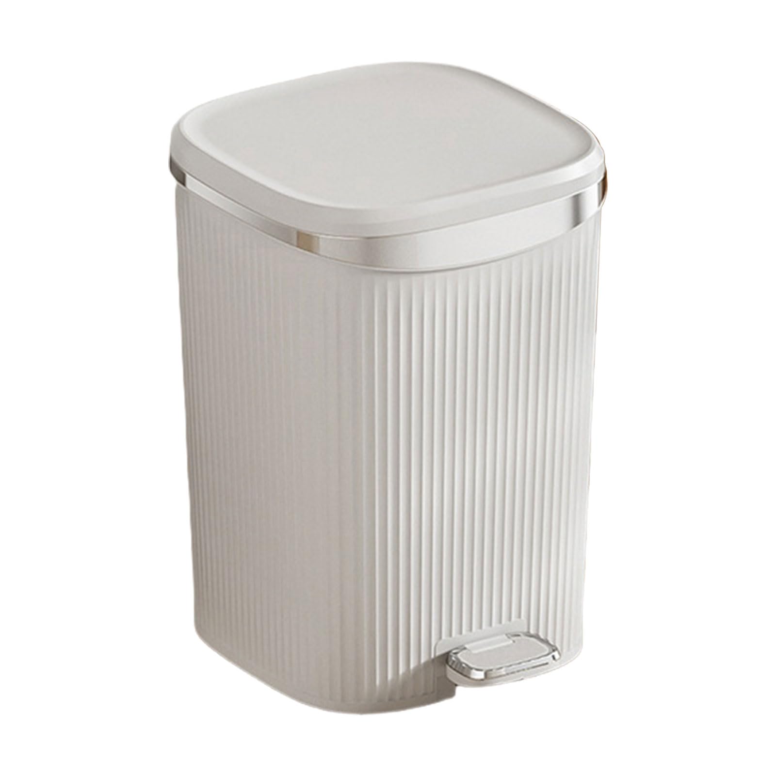 Buxuaaaa Pedal Trash Bin Step Trash Can with Good Seal, Designed for Easy Disposal in Kitchens or Garbage Container Waste Basket