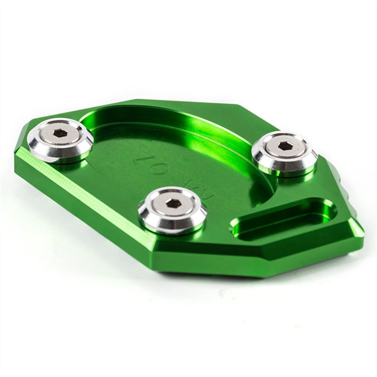 Plaque D'agrandissement Antidérapante Pour Béquille Kawasaki Ninja 300 (2013-2019) - Aluminium Anodisé, Couleur Au Choix - 3