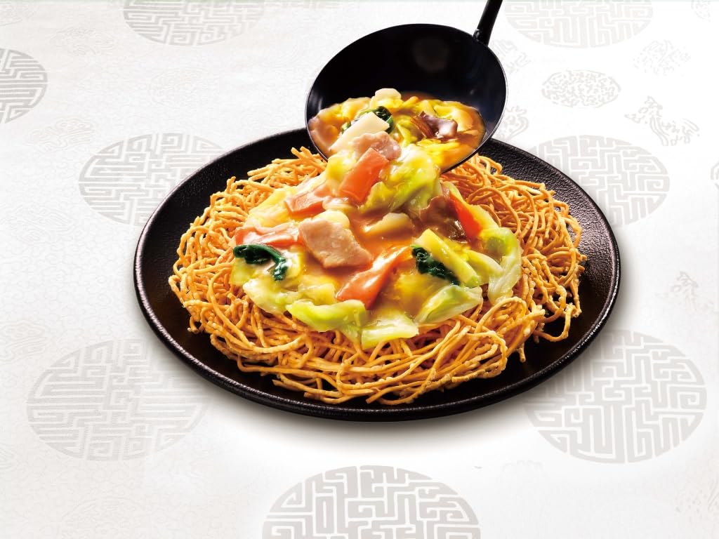 Amazon.co.jp: [冷凍] ニッスイ かた焼きそば 五目あんかけ 382g ×2個