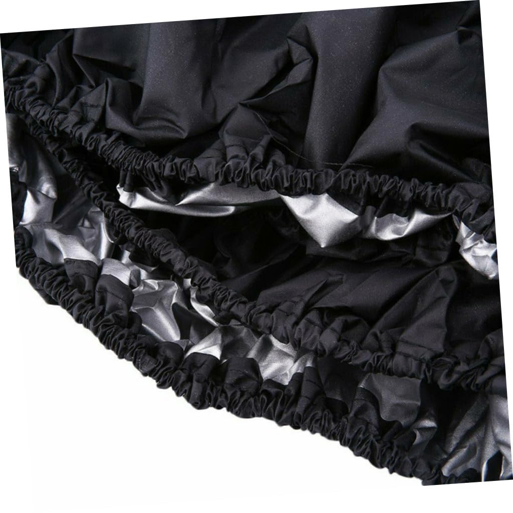 Housse Noir de Imperméable 210d Oxford de Pelouse Tracteur Anti-uv