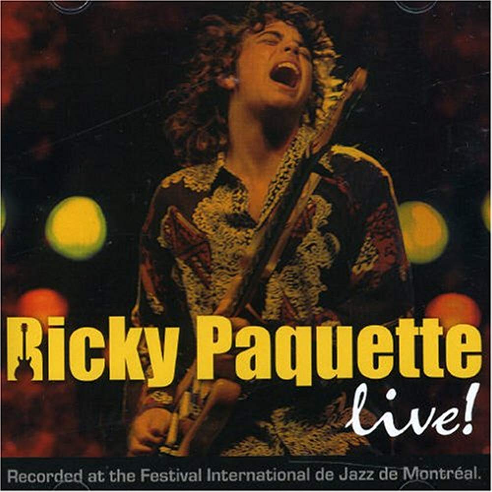 Live! [Audio CD] Ricky Paquette