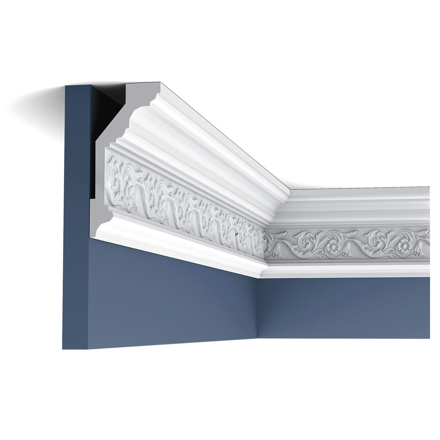 Corniche C303 Orac moulure de 200 cm pour habiller et rénover vos angles de mur