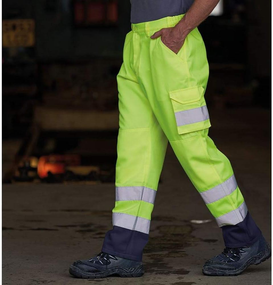 反射素材付きカーゴパンツ 専用 作業ズボン 反射材付きカーゴパンツ 桑和SOWA 9666【サンワーク本店】