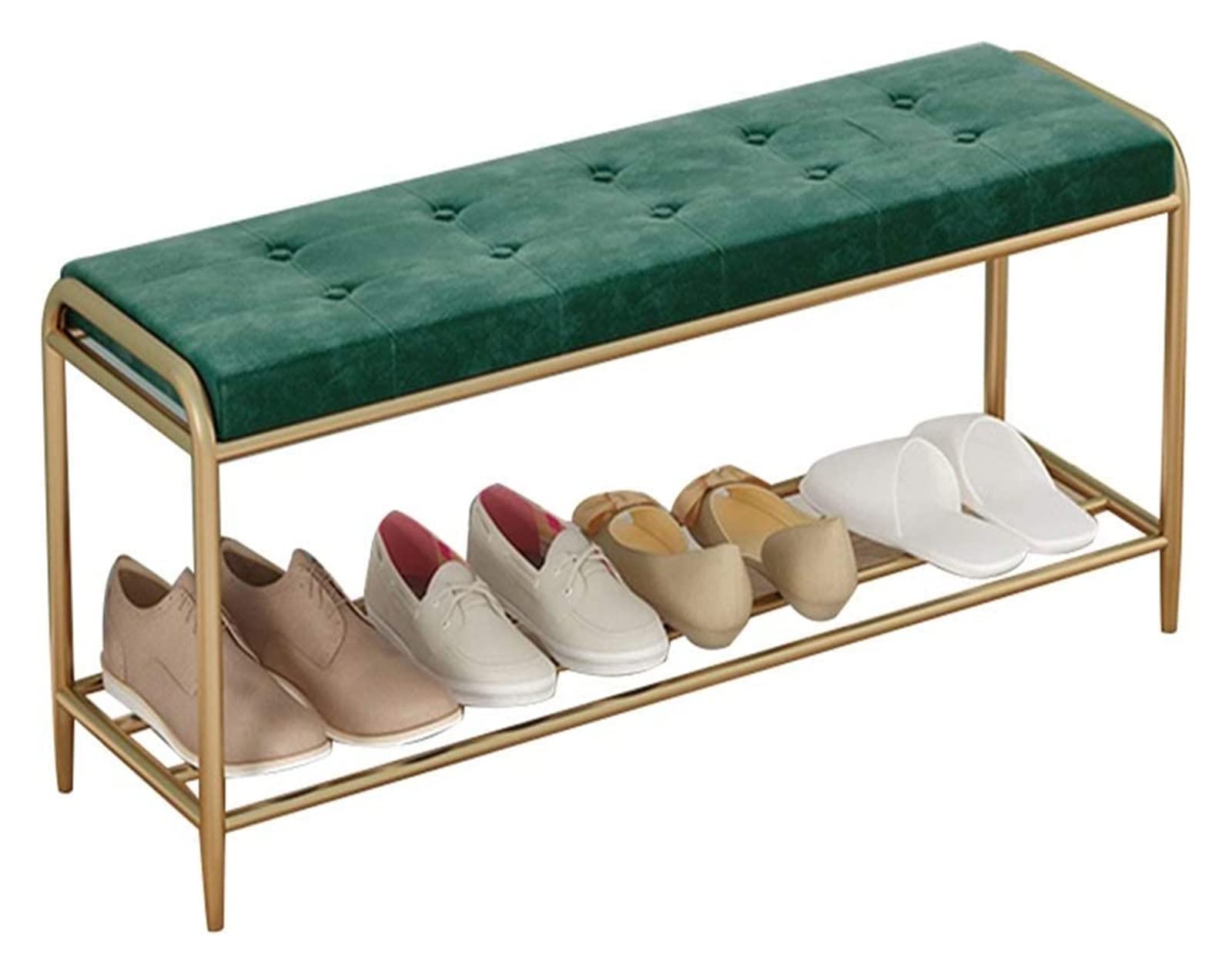 Banc à chaussures d'entrée au style nordique et bout de lit moderne