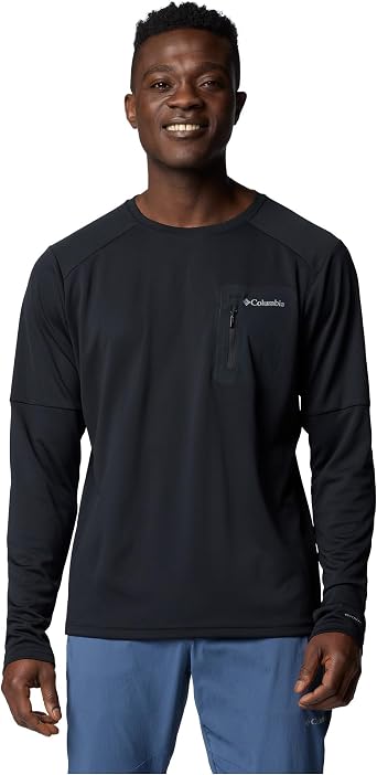 Columbia Mens Columbia TechTM Knit Long Sleeve Crew