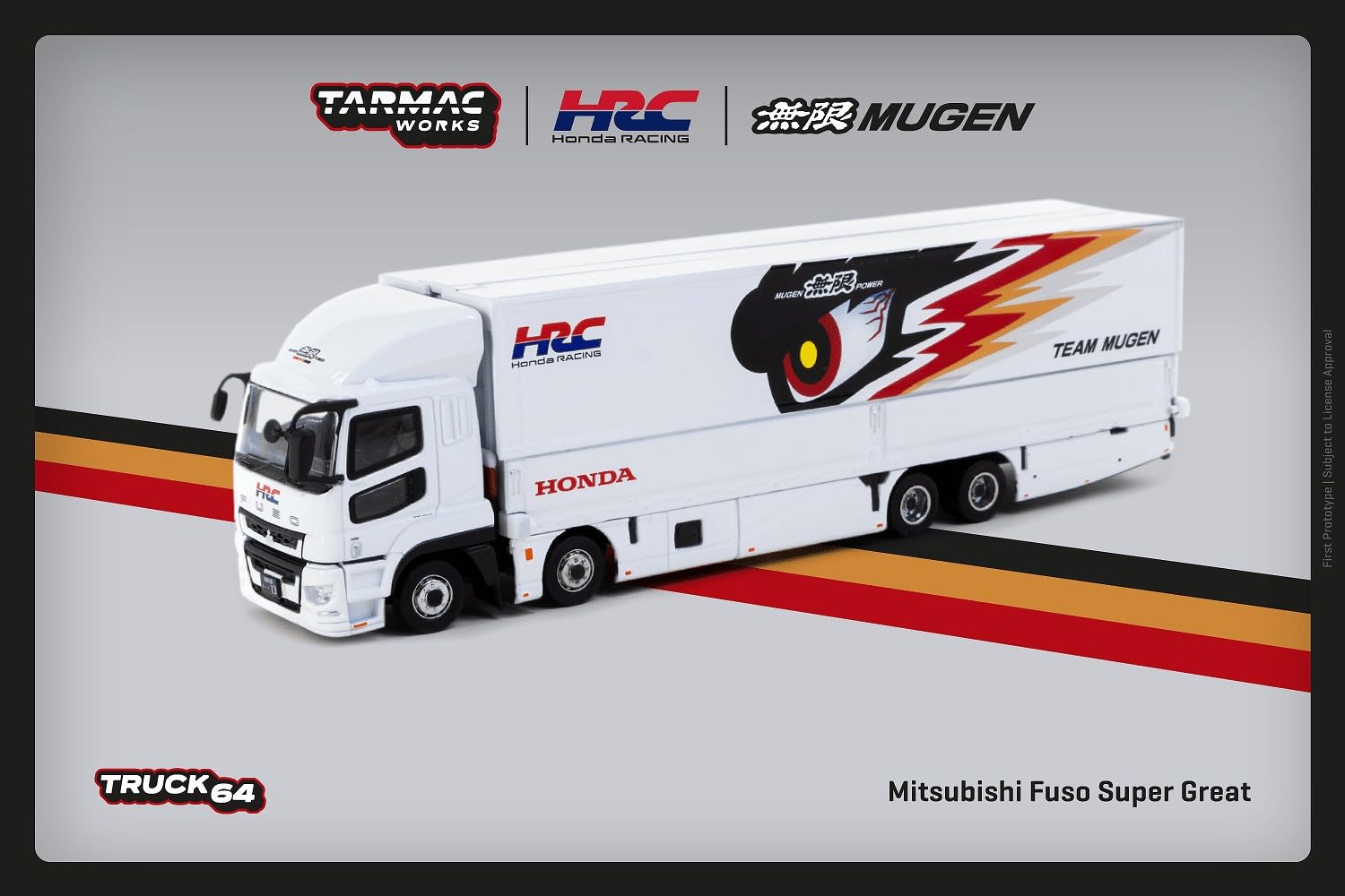 ミニカー Tarmac Works Mitsubishi Fuso Super Great Amazon | TARMACWORKS 1/64 Mitsubishi Fuso Super Great TEAM MUGEN