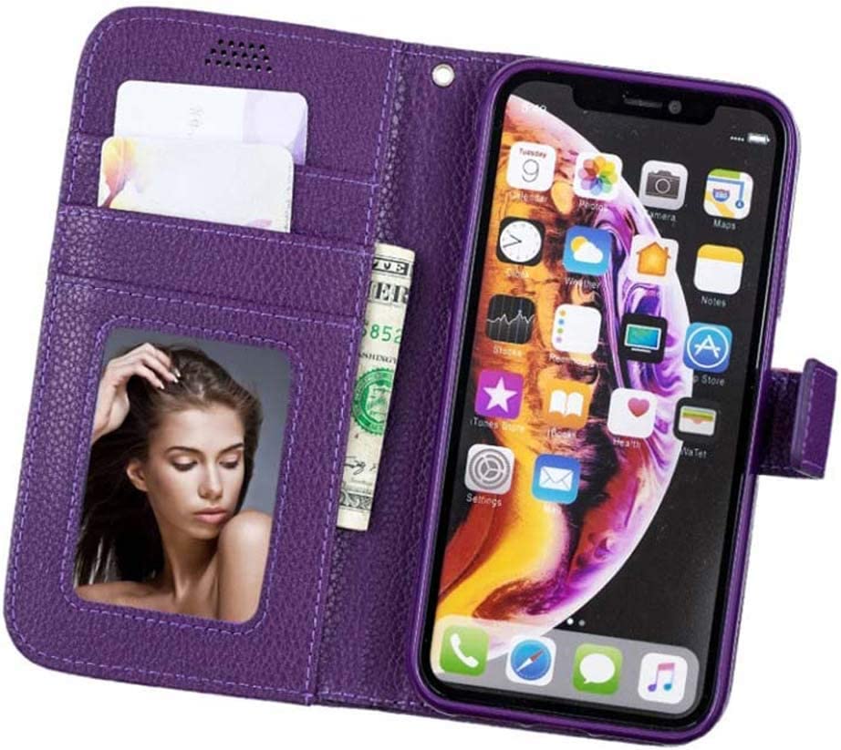 Coque de téléphone à clapet protégeant l'écran iPhone XR antichoc