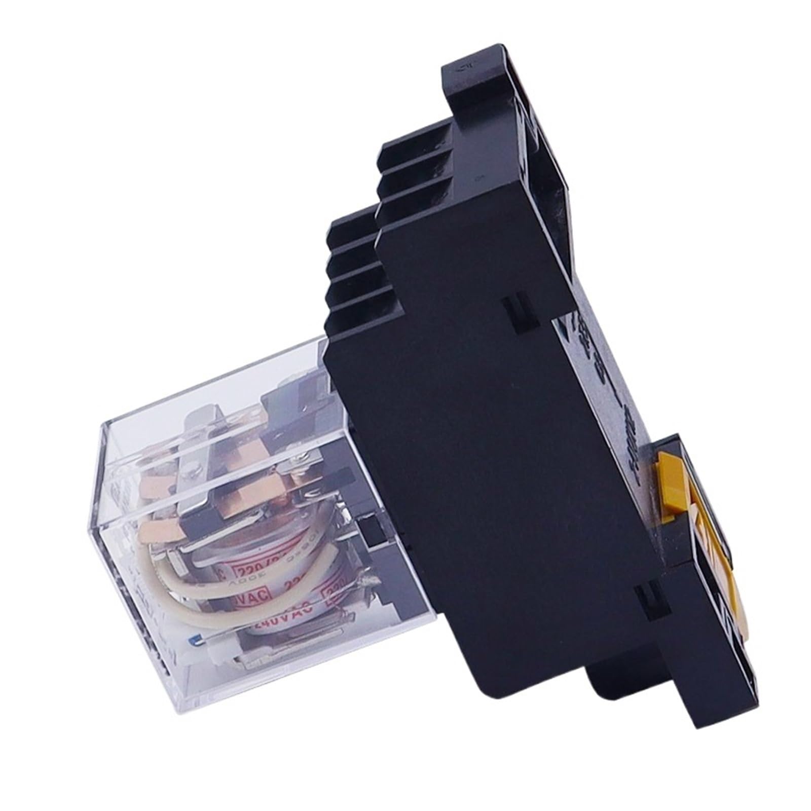 Relé intermedio LY3NJ HH63P, 10 A, microrelé electromagnético pequeño, CA/CC 12 V/24 V, CA 110 V, 220 V, 380 V, con base de zócalo de 11 pines, PTF11A(AC 12V)