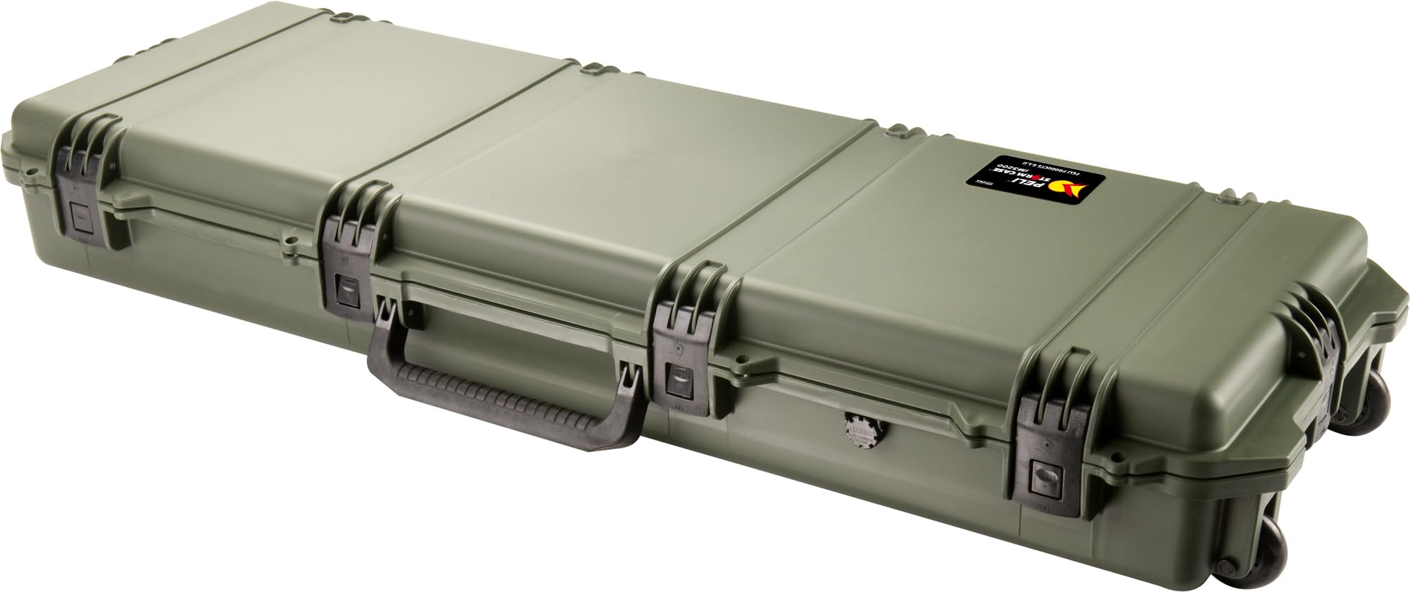 PELI IM3220 valigia protettiva; protezione superiore per attrezzature professionali come fotocamere DSLR, droni e strumenti ottici; resistente all'acqua; 86 L; senza schiuma; Verde oliva