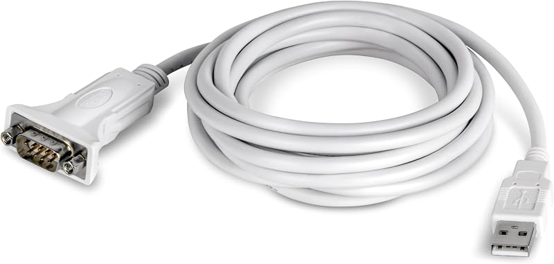 TRENDnet USB to Serial 9-Pin Converter Cable, TU-S910 | USB to RS232 Serial Adapter, Supports Windows & Mac, USB1.1, USB2.0, USB3.0, 3m (10 ft.) Cable Length, Plug & Play