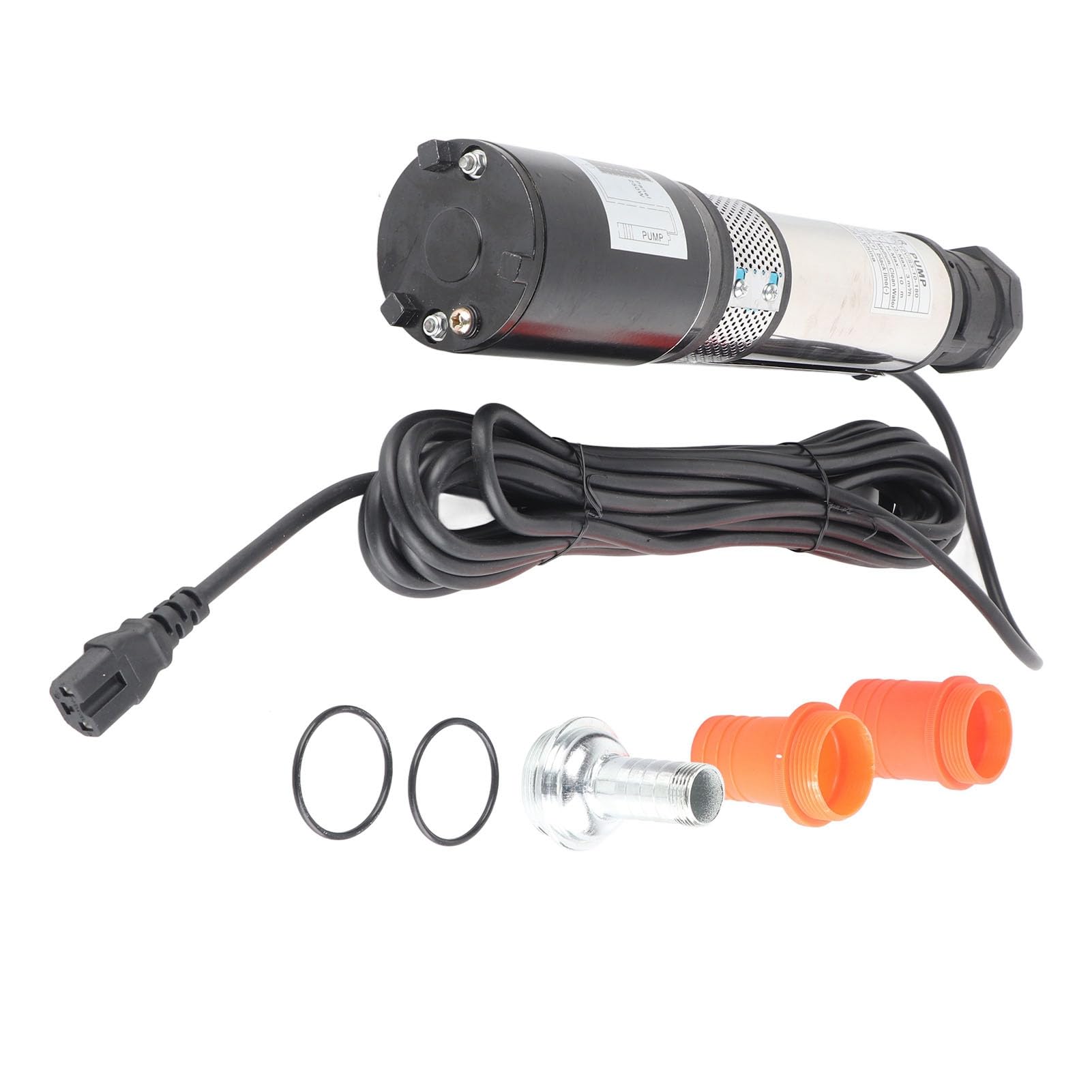 Solar Water Pump, 12 VDC Submersible Pump, 10m Head Submerged Pump, for Pond Swimming Pool, Sump Pumps