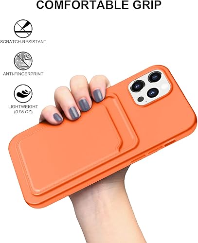 Miniatura 4 de Funda de silicona para tarjetas, funda protectora que absorbe los golpes con soporte para tarjetas, funda delgada y suave compatible con iPhone 1212