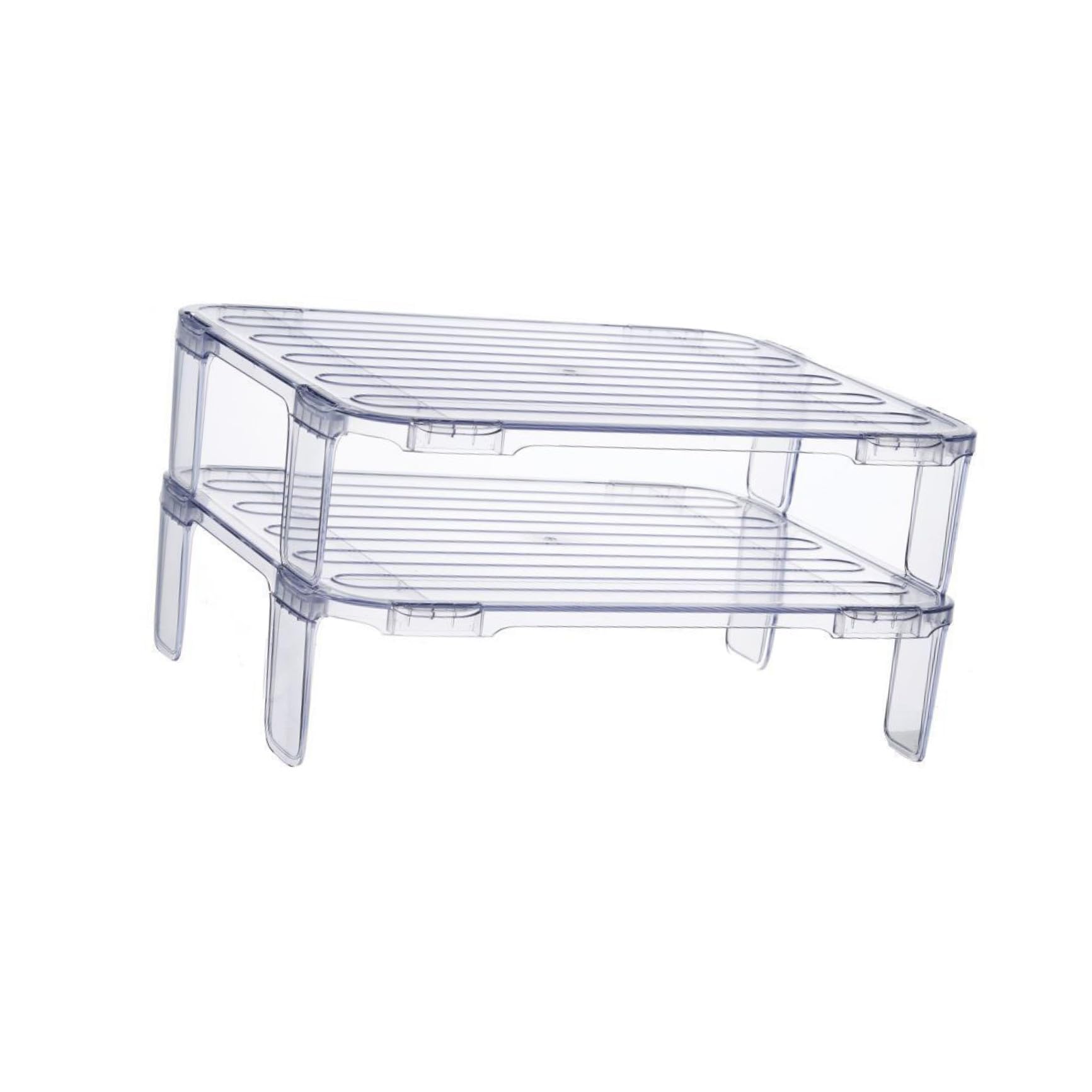 Organisateur réfrigérateur acrylique empilable pour rangement cuisine