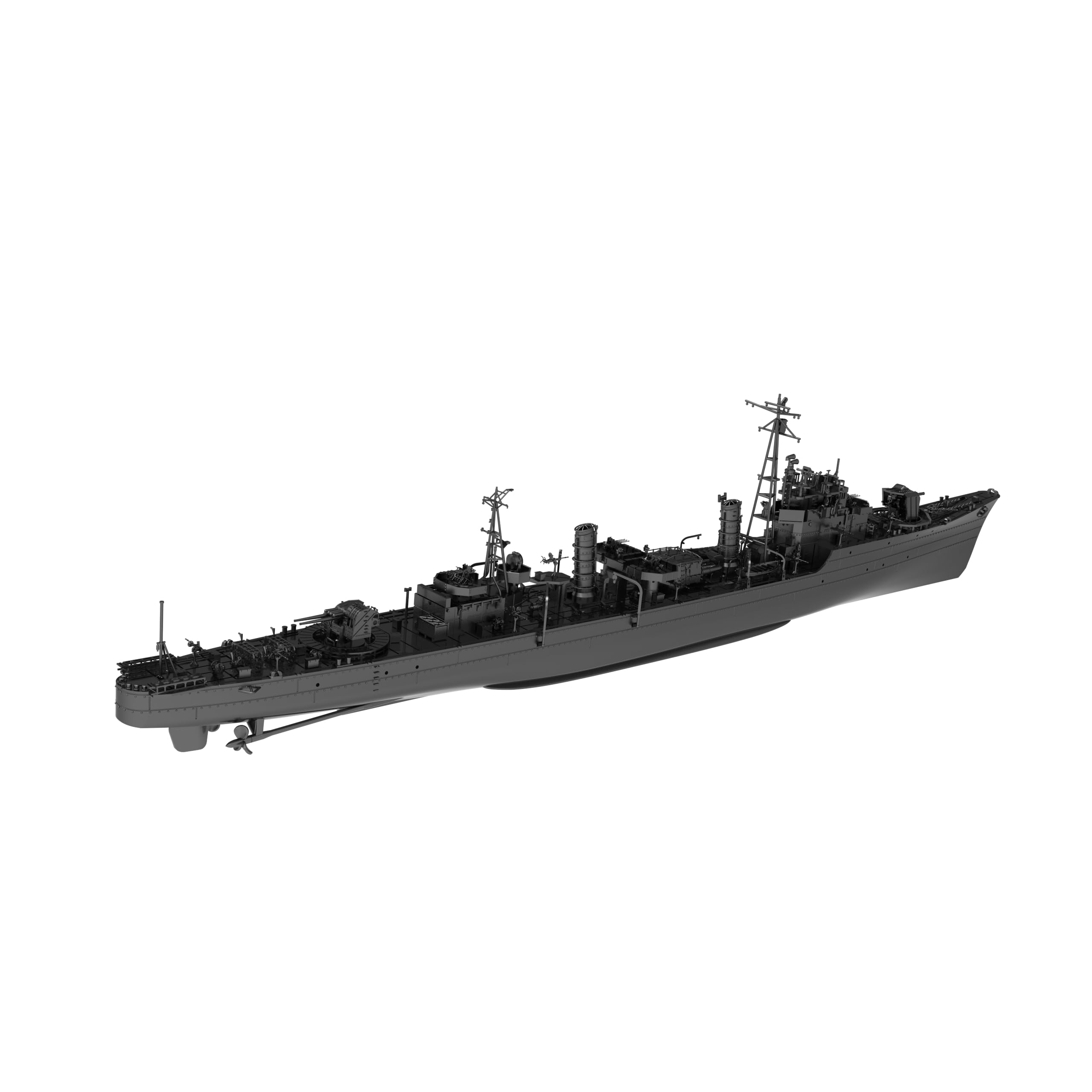 Amazon | 3D プリント製 日本海軍 1/350 松型駆逐艦 「松」 1944 年