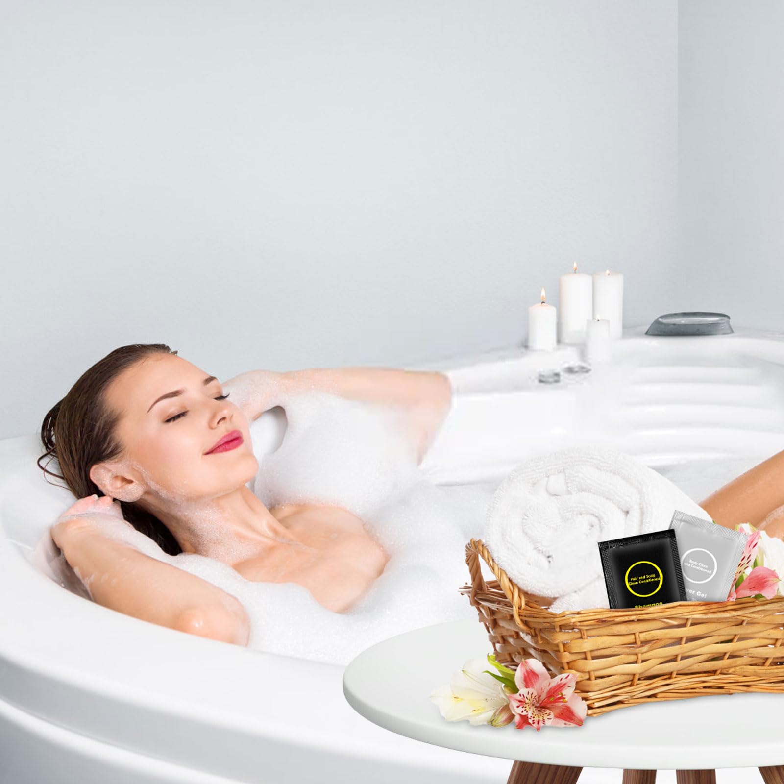 Trousses de toilette jetables de taille voyage trousses d'hygiène personnelle pour sans-abri fournitures en vrac ensemble d'articles de toilette essentiels femmes hommes air bnb charité