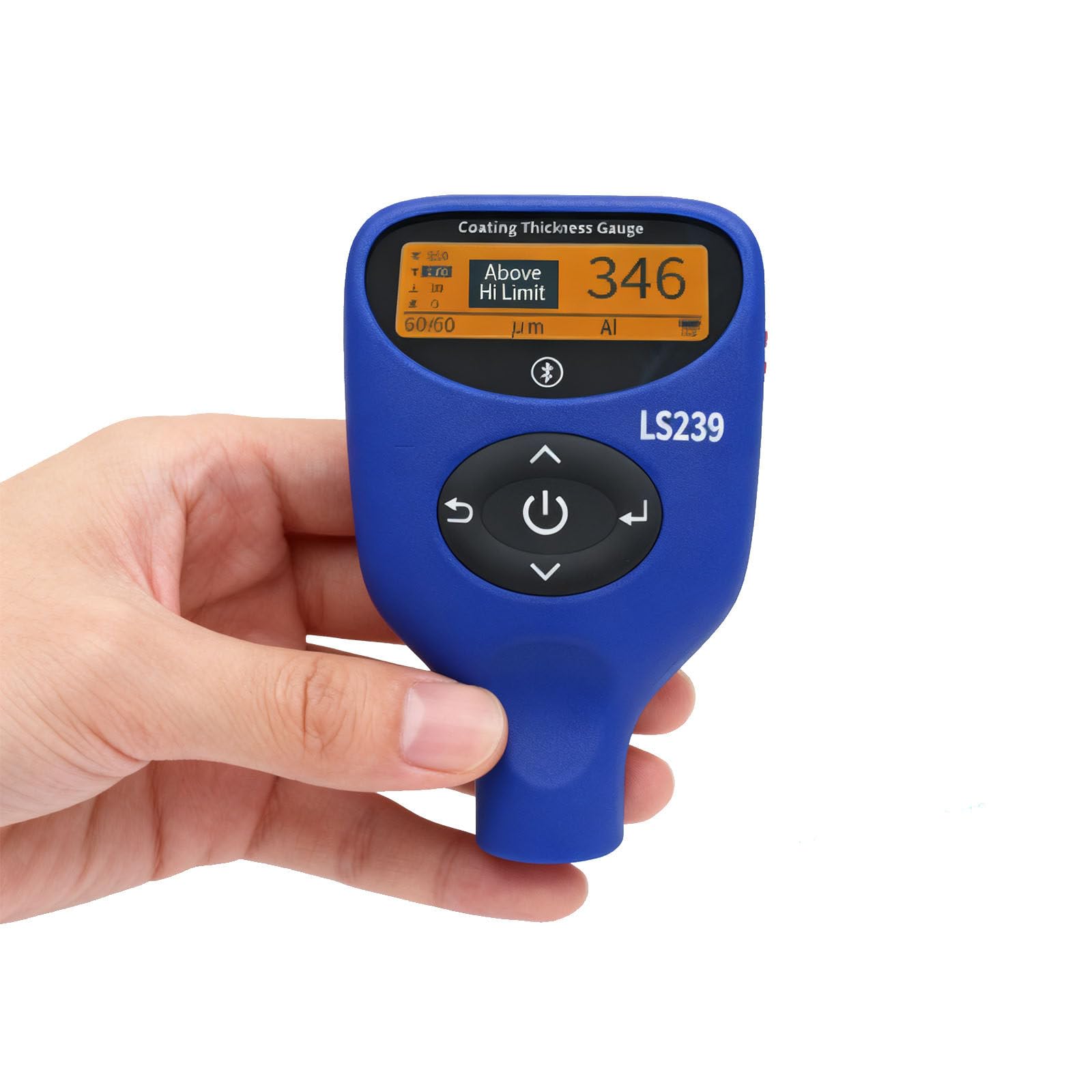 LjyAeono Car Paint Thickness Gauge Meter, Automotive Coating Thickness Tester, Paint Thickness Measuring Instrument