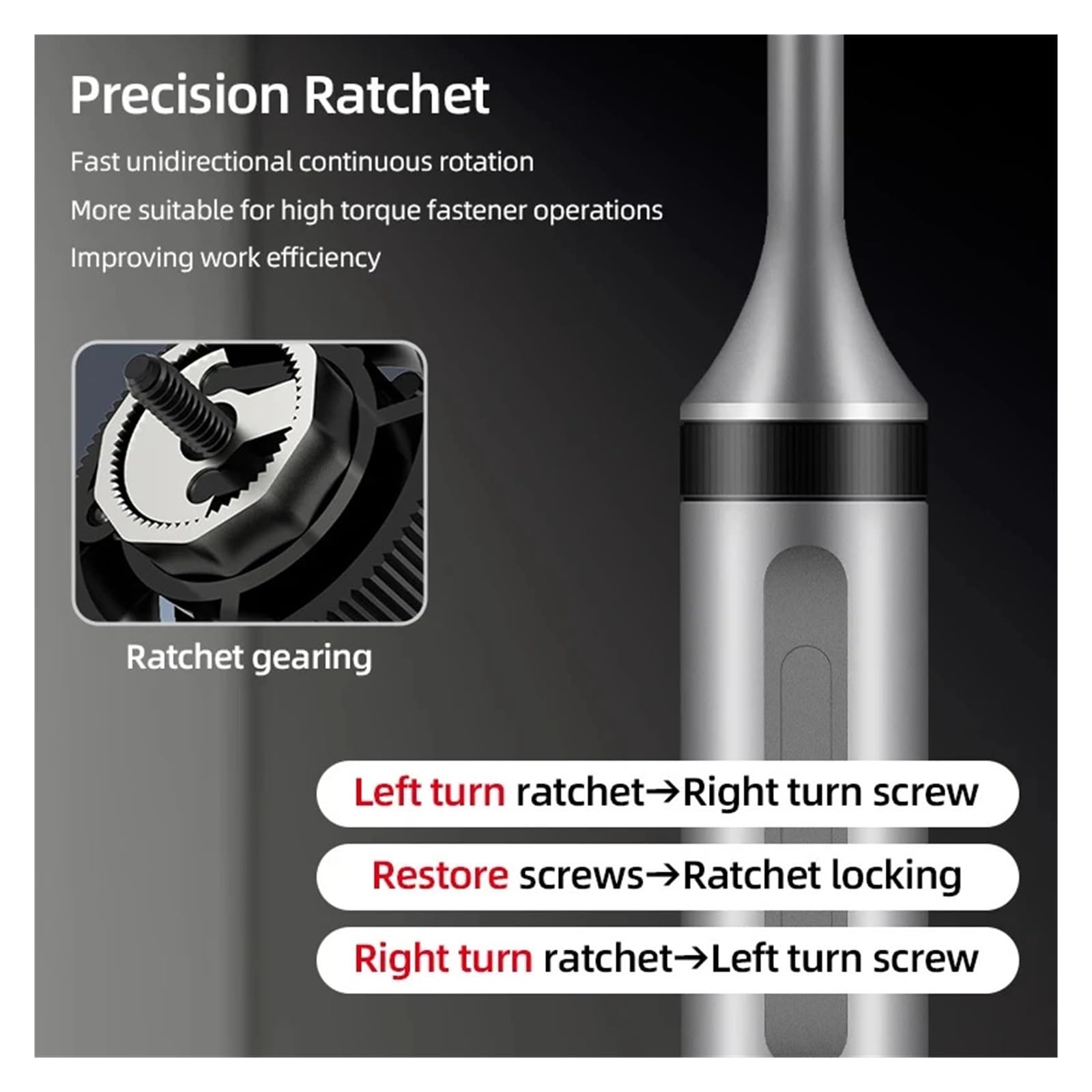 Set di Chiavi Set di Cacciaviti A Cricchetto 13 in 1 con Impugnatura Estesa, Punta da Trapano Magnetica Torx Phillips, Strumento di Riparazione Manuale Fai da Te Multifunzione