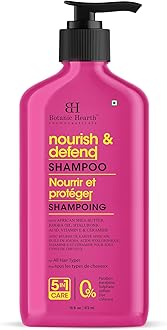 Botanic Hearth Nourish & Defend Shampoo 16 fl. oz | African Shea Butter, Jojoba Oil, Hyaluronic Acid, Vitamin E & Ceramide | Hydrating & Strengthening | For All Hair Types | Paraben & Sulfate-Free