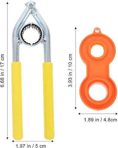 Miniatura 5 de VILLCASE Herramienta de desmontaje de burbujas, llave aireadora para grifos de fregadero con agarre de goma, herramienta eficiente para