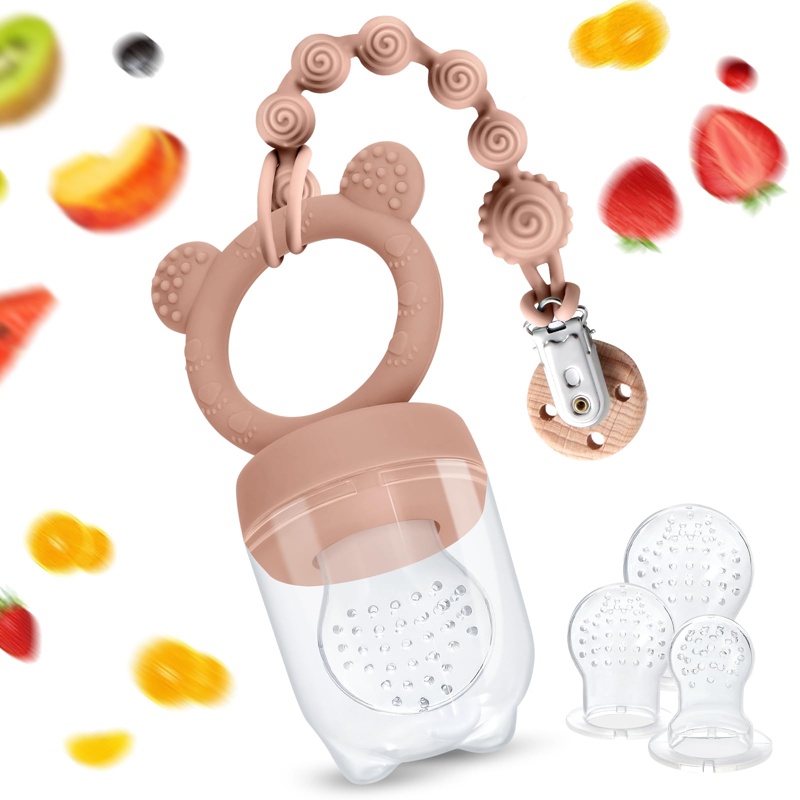 Mangeoire à Fruits WeSweet Bébé - Silicone Alimentaire - Sucette Glacée Et DME