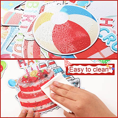 Cruise Door Decorations Magnetic,Julmelon 22Pcs Funny Birthday Reusable Cruise Door Magnets Stickers For Cruise Cabin Door Stateroom Ship Carnival Refrigerator Car Accessories #TOP3