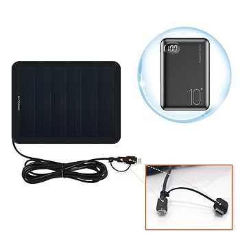 Amazon.co.jp: GWSOLAR 5.5V/4.8W ソーラーパネル 防犯カメラ