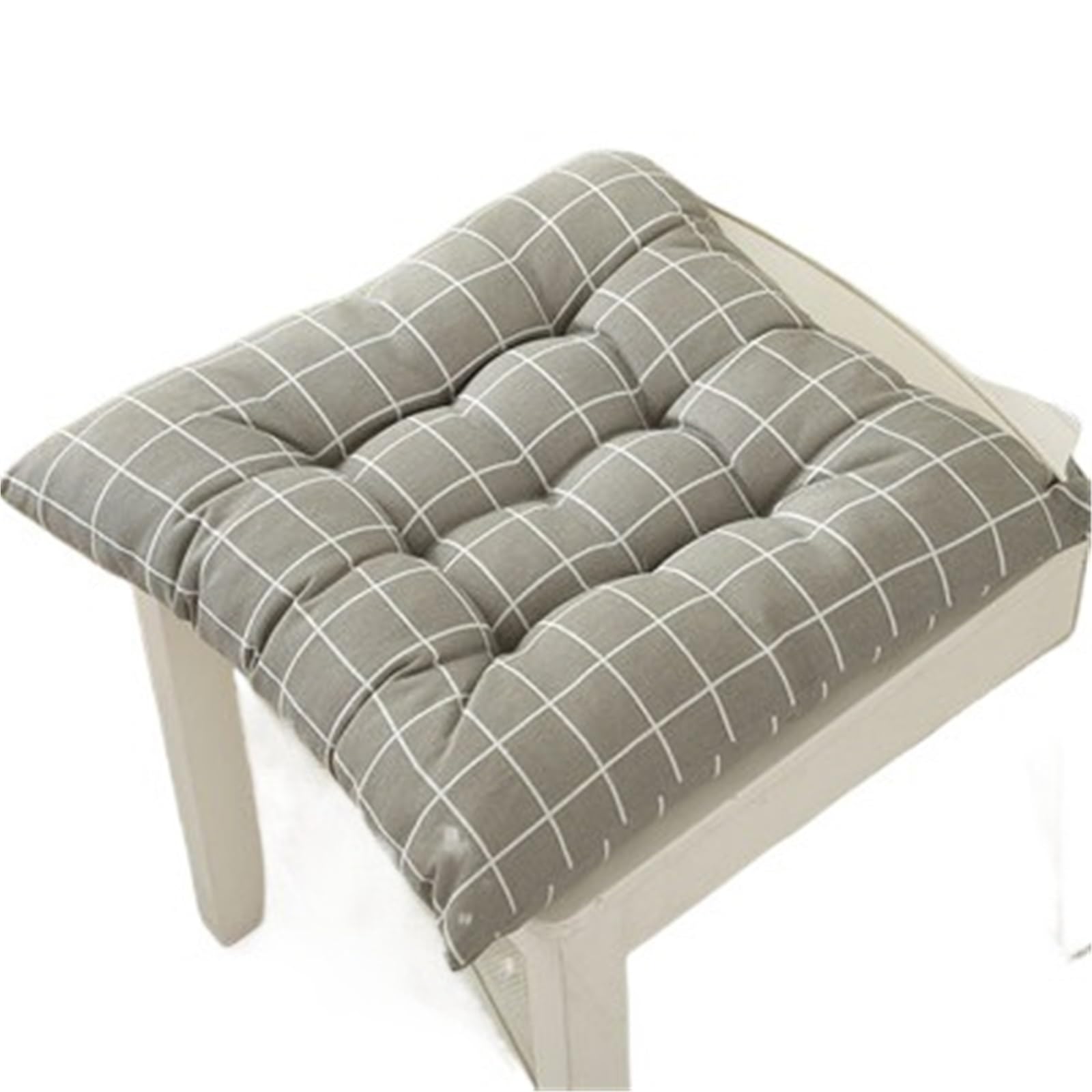 GIJMZY Chair Thickened Seat Cushion Stool Butt Office Four Seasons Hip Pad Breathable Soft Linen(Color5,30x30cm)
