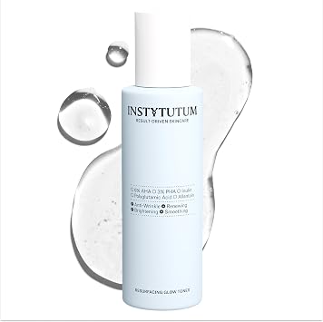 INSTYTUTUM Resurfacing Glow Toner AHA & PHA Exfoliating Toner, 100 ml