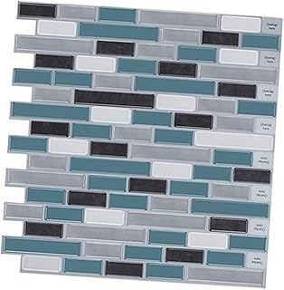 BESPORTBLE 1Pc Adesivo De Parede Adesivos De Parede Removíveis 3D Adesivos De Armário Adesivos Removíveis Adesivos Adesivos Cozinha Backsplash Telhas Estilo Nórdico Decalque De Parede Pu