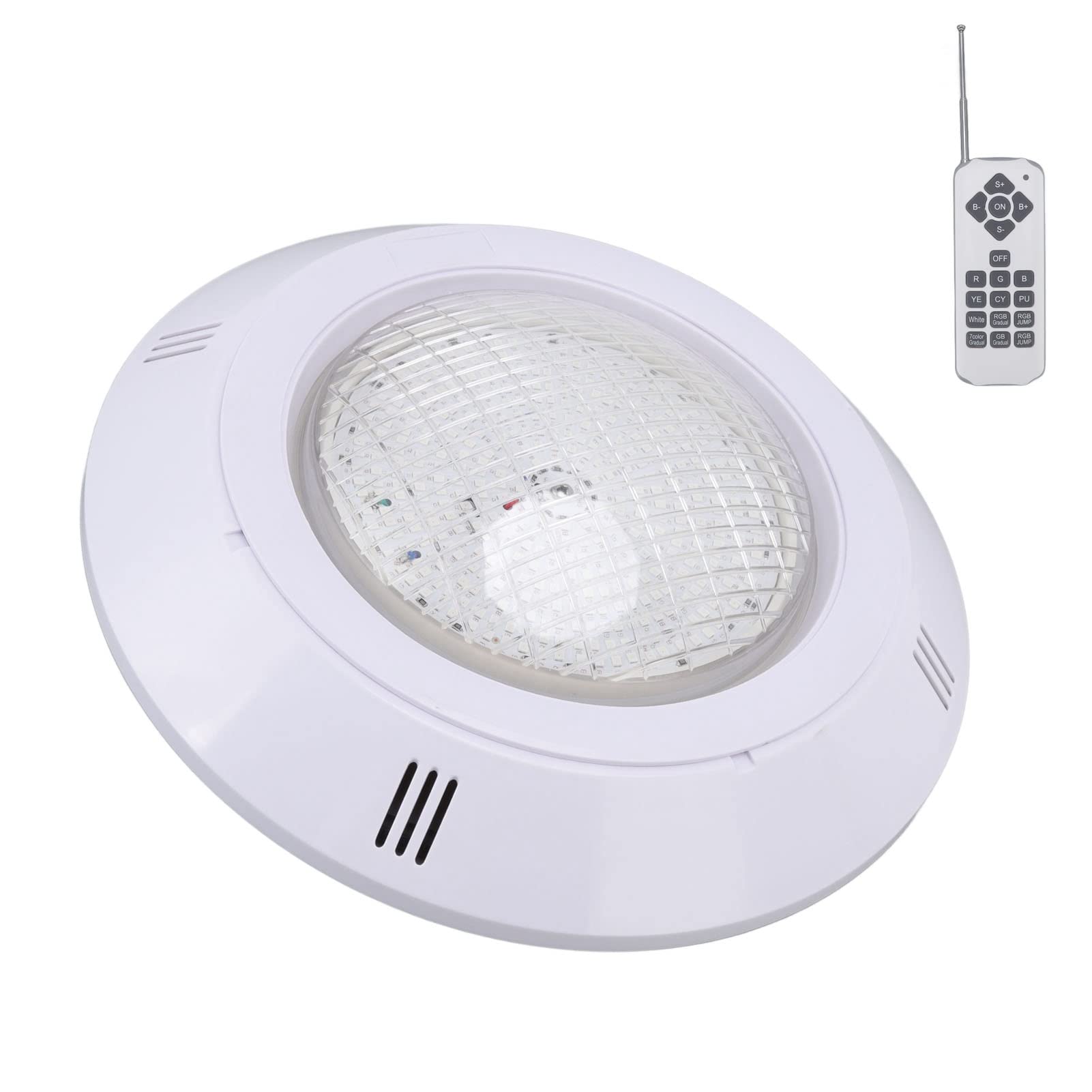 Oświetlenie Basenowe LED, Kolorowe Podwodne światło RGB z Pilotem ABS do zastosowań w Hotelowych Basenach i Akwariach (18W)
