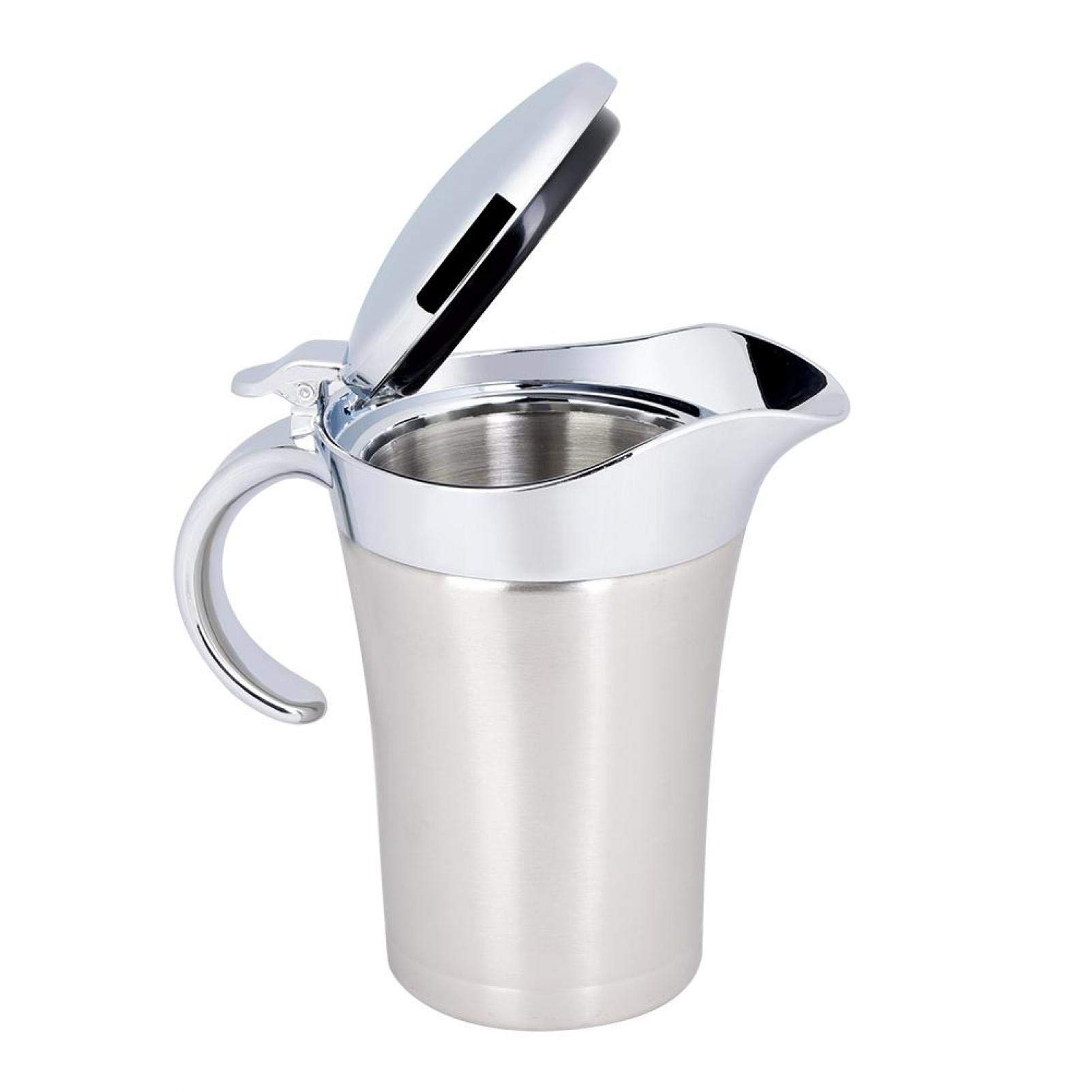 Sauce Gravy Pot, 304 Stainless Steel Thermal Insulated Sauce Boat Pot Insulated Sauce Pot for Cream Salad Dressing, Custard - Image 4