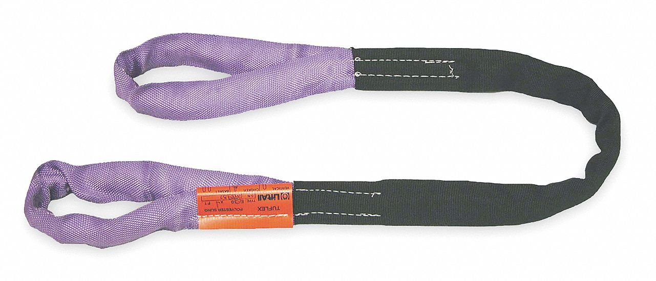 EE30X6 Tuflex Polyester Roundsling — Eye/Eye, 6'