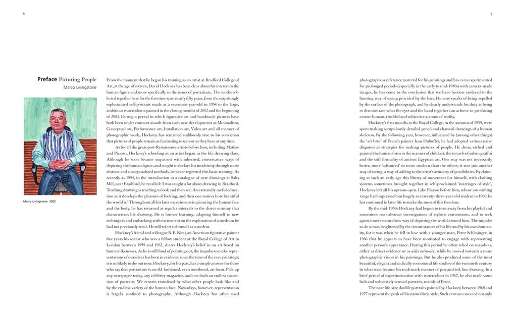 Hockney's Portraits and People