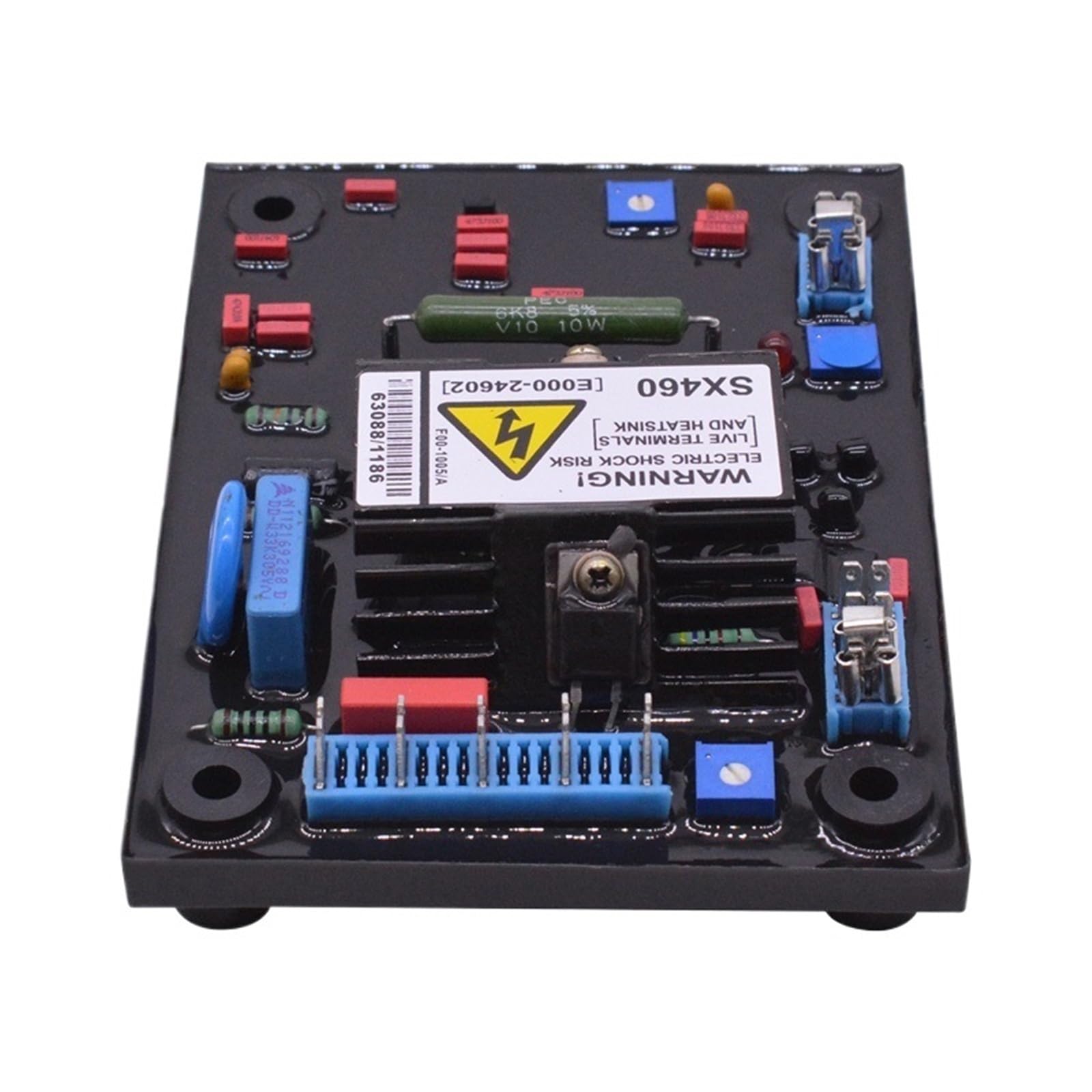 CSKWLLNBC 1pcs AVR SX460 Automatic Voltage Regulator for brushless generator red capacitor