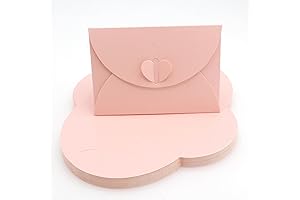 32Pcs Heart Clasp Mini Envelopes: The Ultimate Charm for Special Moments