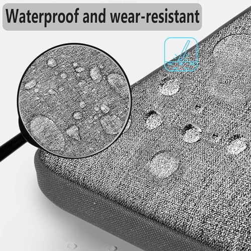 Image of Hseok Laptop Shoulder Bag 13 13.3 14 Inch Case Compatible with MacBook Pro /Neo 14 inch M5 /M4 /M3 /M2 /M1,Mac Air /pro /Neo 13 inch and Most 13 13.3 14 Notebooks,Spill-Resistant Briefcase,Dark Gray & Gray