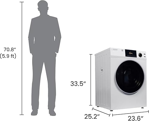 Miniatura 9 de Equator Deluxe 24" 220V Ventilado SENSOR Secador 4 pies cúbicos Control táctil digital