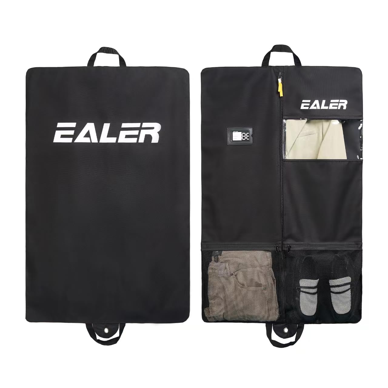 EALER HAG301 Hockey Individual Garment Bag, Heavy Duty Hanging Garment Bags Travel Garment Bags Black Suit Bags