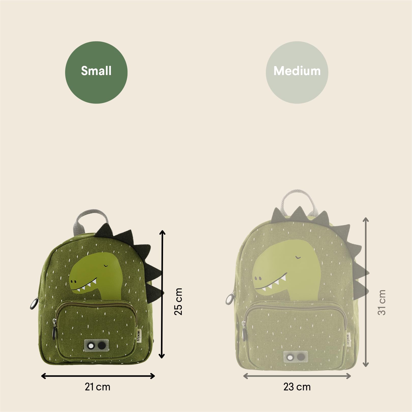 Mochila Trixie Kleiner Schulranzen Wasserabweisend - Kleiner Rucksack für Kind - Kleiner Turnbeutel