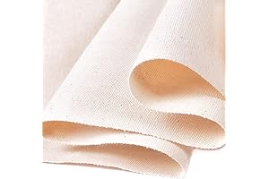 Premium Unstretched Natural Cotton Canvas Fabric