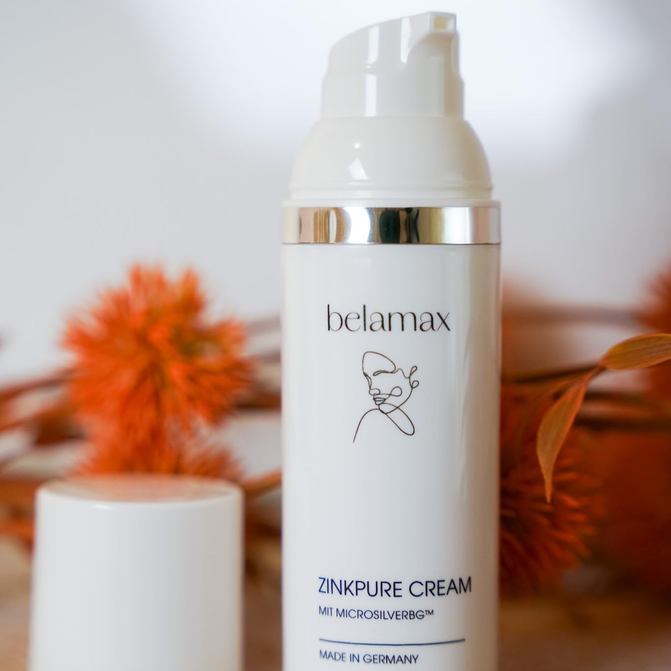 ZinkPure Cream | Gesichtscreme mit Zinkoxid & MicroSilverBG™ | 50ml | Pflege bei unreiner Haut, Rötungen & Pickeln | klärende Gesichtspflege mit Ceramiden & Hyaluron | Made in Germany
