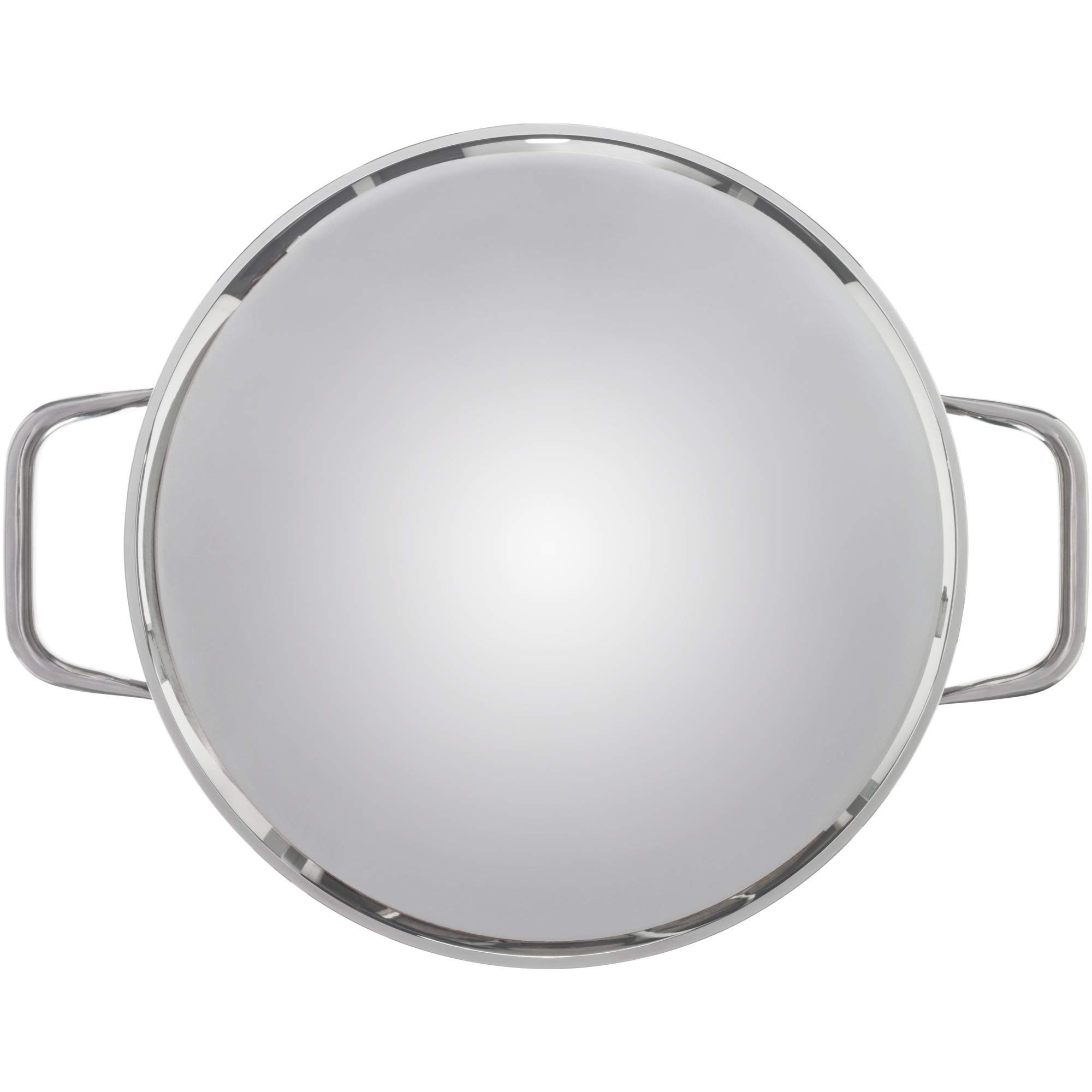 WMF Compact Cuisine Wasserbadschüssel 24 cm stapelbar, Rührschüssel für Wasserbad, Cromargan Edelstahl Schüssel poliert, spülmaschinengeeignet