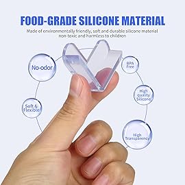 18 Pack Corner Protectors Baby Proof Corners and Edges Protector, Extra Large Clear Table Corner Protectors for Baby Safety Guards Bumpers Cover Sharp Furniture, L Shape