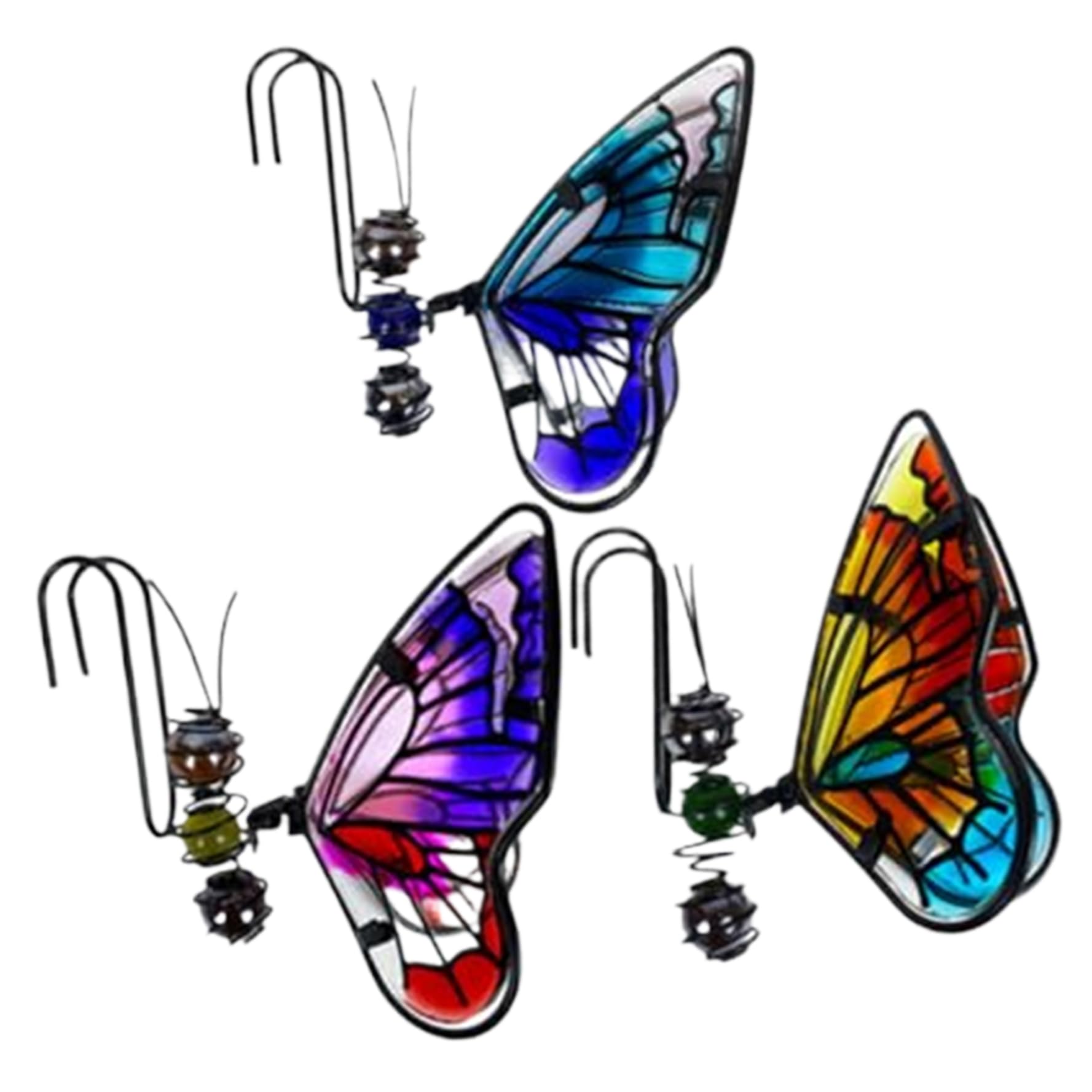 Haggeurs de pot de papillon coloré pour sublimer votre balcon et vos jardinières suspendues
