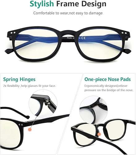 Miniatura 3 de Eyekepper - Lentes de lectura con filtro de luz azul para mujer y hombre, para leer la pantalla de la computadora, bloquean los rayos UV,