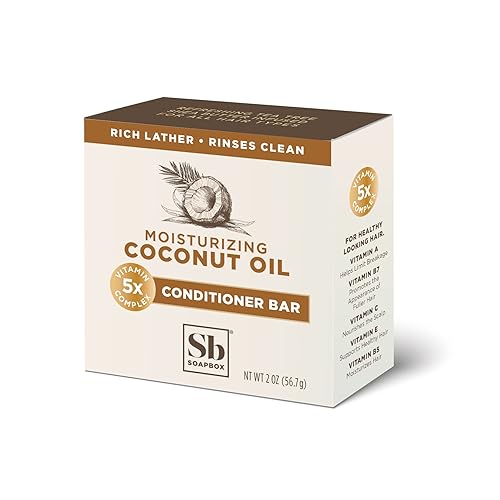 Miniatura 2 de Soapbox Barra de jabón acondicionador para el cabello con aceite de coco para hidratar y nutrir el cabello seco dañado, acondicionador sólido de 2